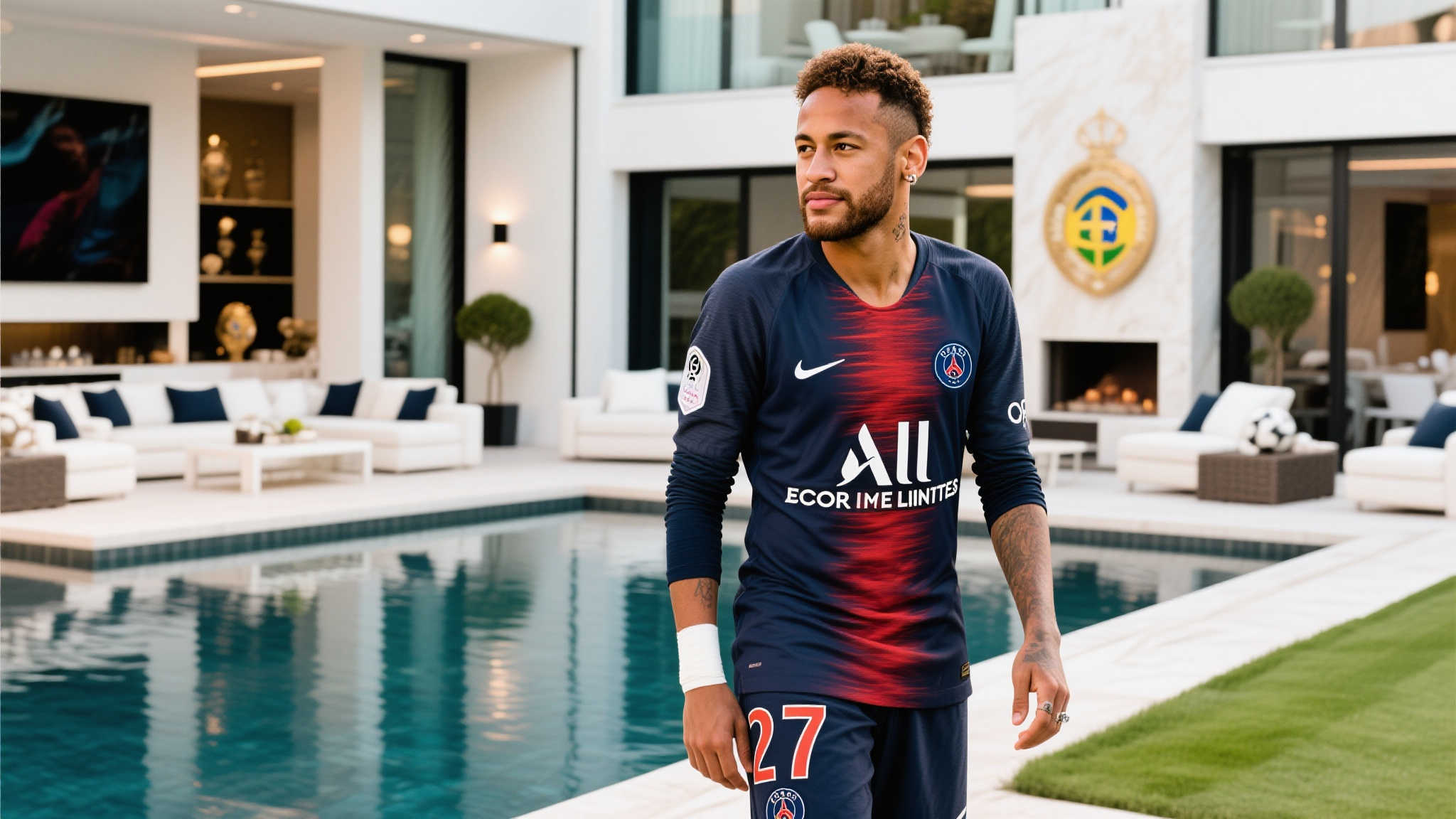 内马尔豪享假期:月入2747万人民币,与女友共舞娱乐体验 在球员转会费高昂且收入惊人的现代足坛,一些明星不仅